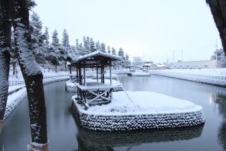 車河戸雪景色風景