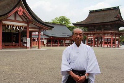 津島神社　宮司　堀田正裕さん