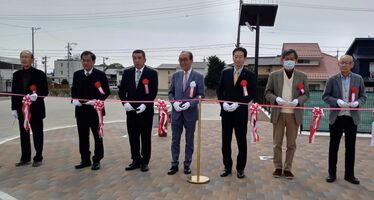 神守上町・中町防災公園竣工式1